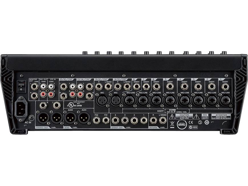 Yamaha MGP16X 16-channel mixer with compression, effects, digital