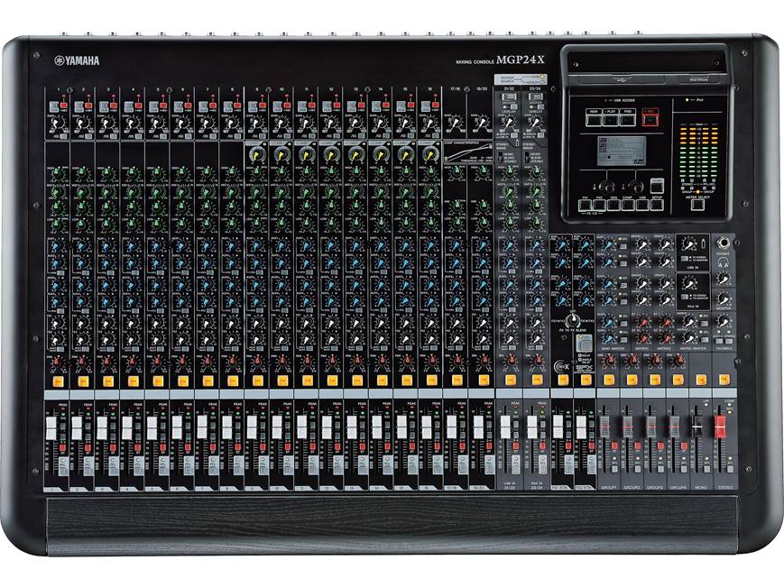 チャーリー ヤマハ YAMAHA ミキシングコンソール MGP24X Yamaha MGP24X 24-channel mixer with compression, effects, digital