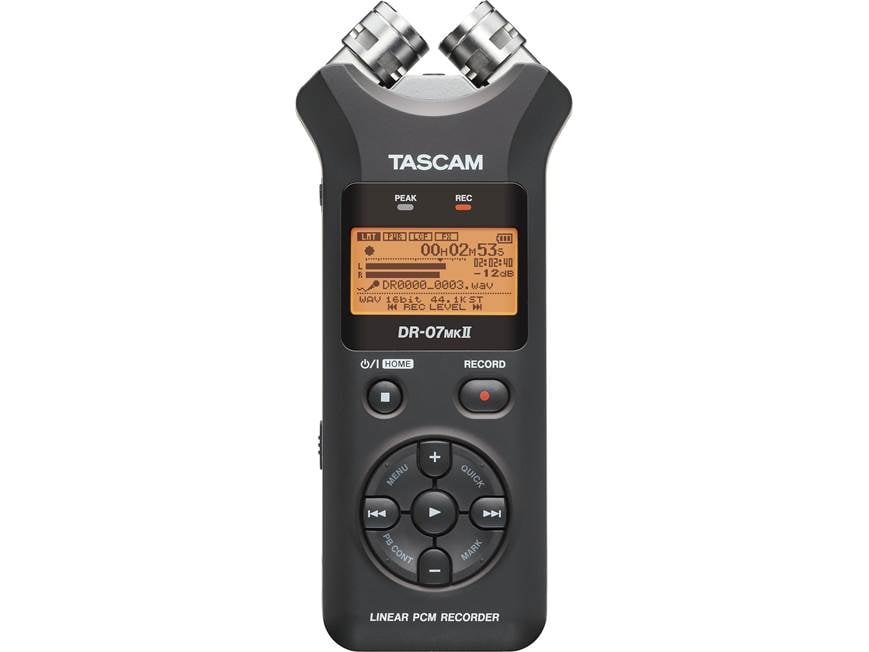 TASCAM DR-07MkII ICレコーダー Amazon.co.jp: TASCAM リニアPCMレコーダー 24bit/96kHz対応 ブラック