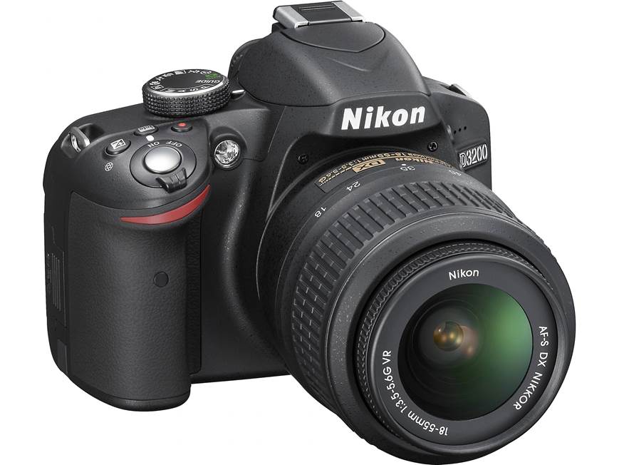 Nikon D3200 Two Lens Kit 24-megapixel DSLR with standard and