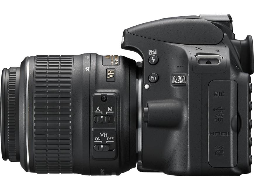 Nikon D3200 Two Lens Kit 24-megapixel DSLR with standard and