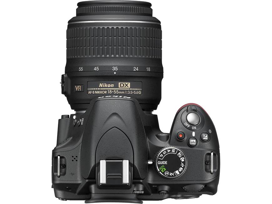 Nikon D3200 Two Lens Kit 24-megapixel DSLR with standard and