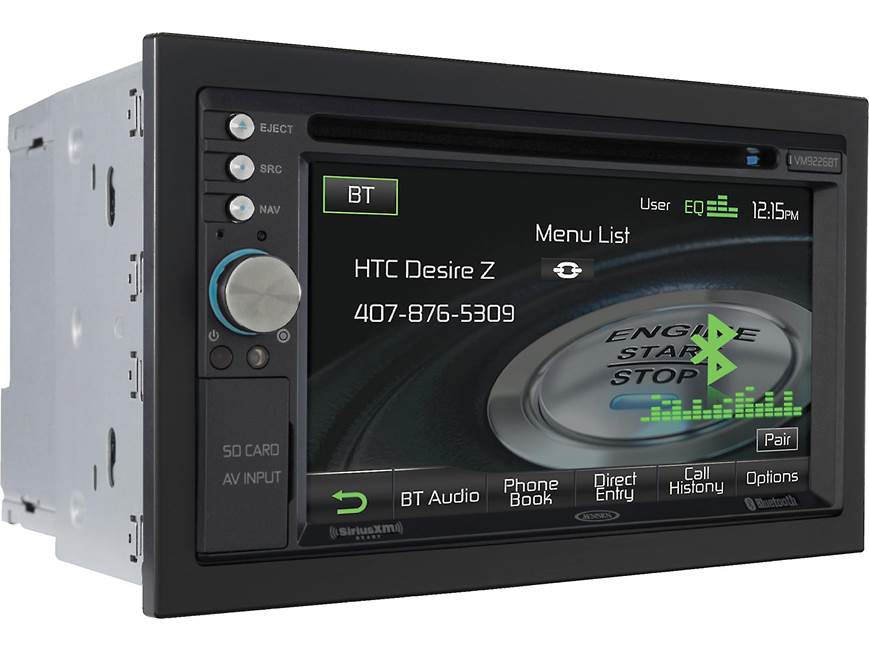 ミュージック dvd visionist night strikes back stereo Jensen VM9224 DVD receiver at Crutchfield