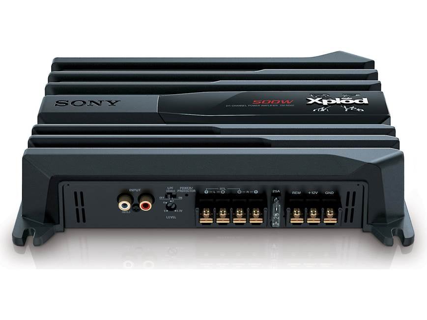 Sony XM-N502 2-channel car amplifier — 65 watts RMS x 2 at Crutchfield