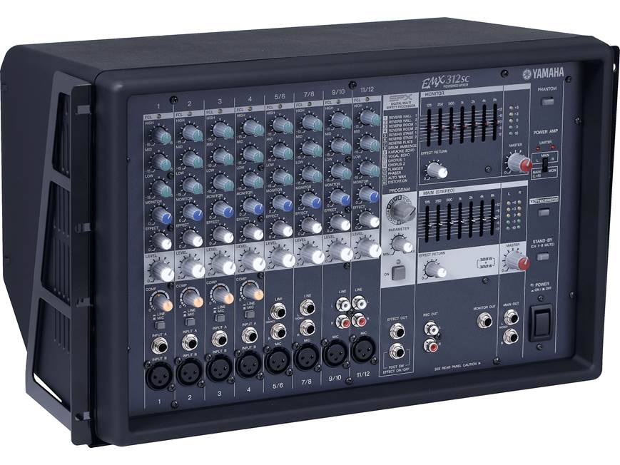 Yamaha EMX312SC 12-channel, 300-watt x 2 powered mixer with on
