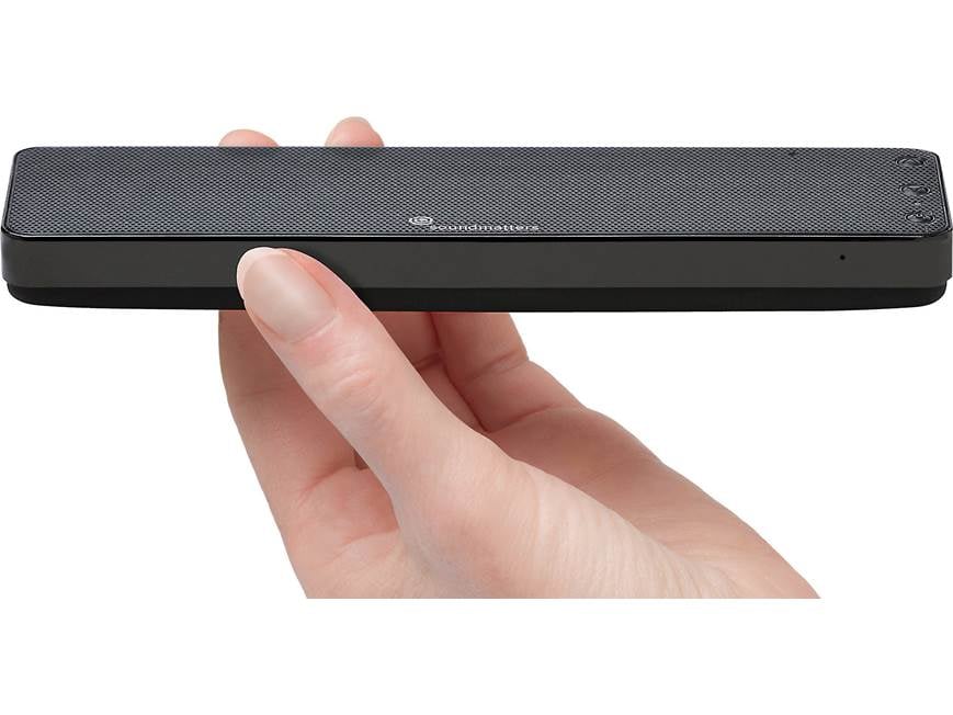 Soundmatters foxL DASH 7™ (Black) Ultra-flat portable Bluetooth