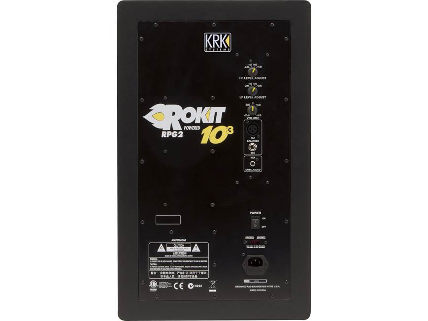 KRK ROKIT Powered 10-3 3-way powered studio monitor with 10