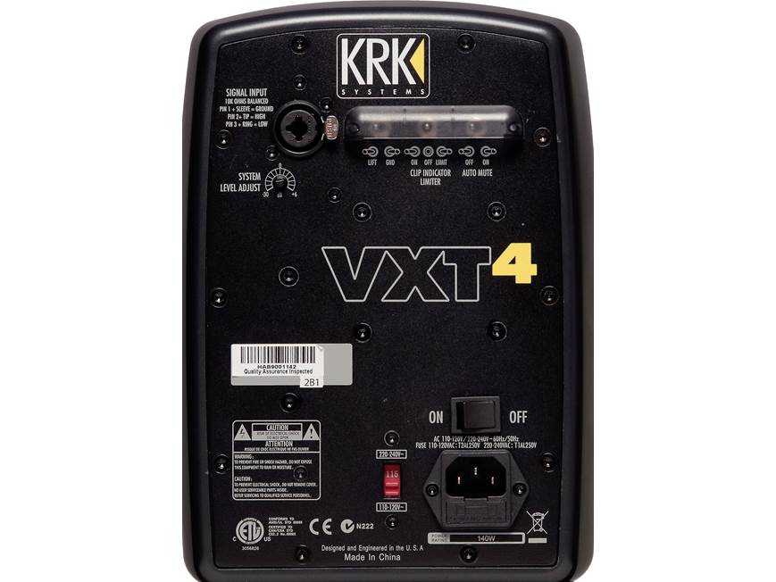 KRK VXT4 2-way powered studio monitor with 4