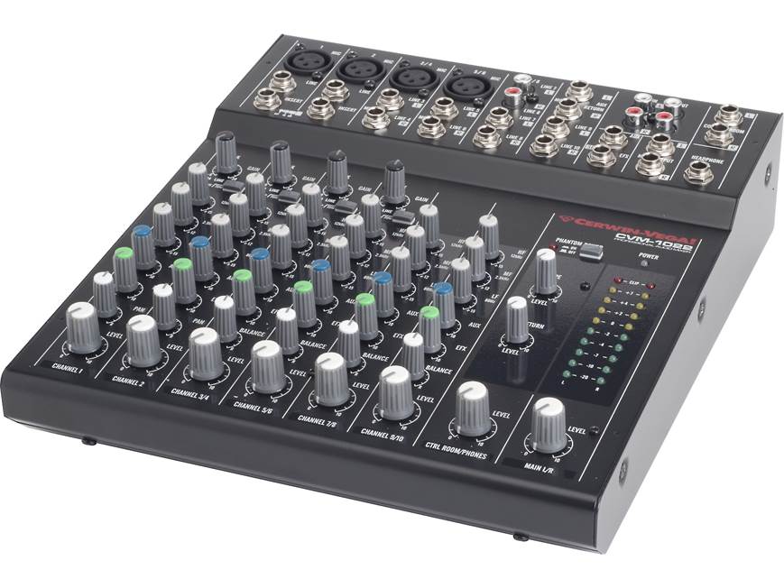 Cerwin Vega CVM-1022 Compact 10-channel mixer at Crutchfield