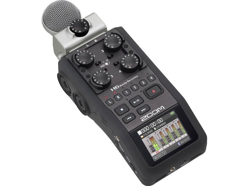 Zoom H6 Handy Handheld 6-track digital recorder at Crutchfield