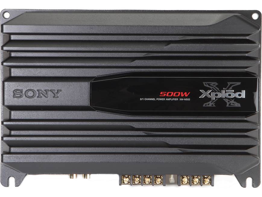 Sony XM-N502 2-channel car amplifier — 65 watts RMS x 2 at Crutchfield