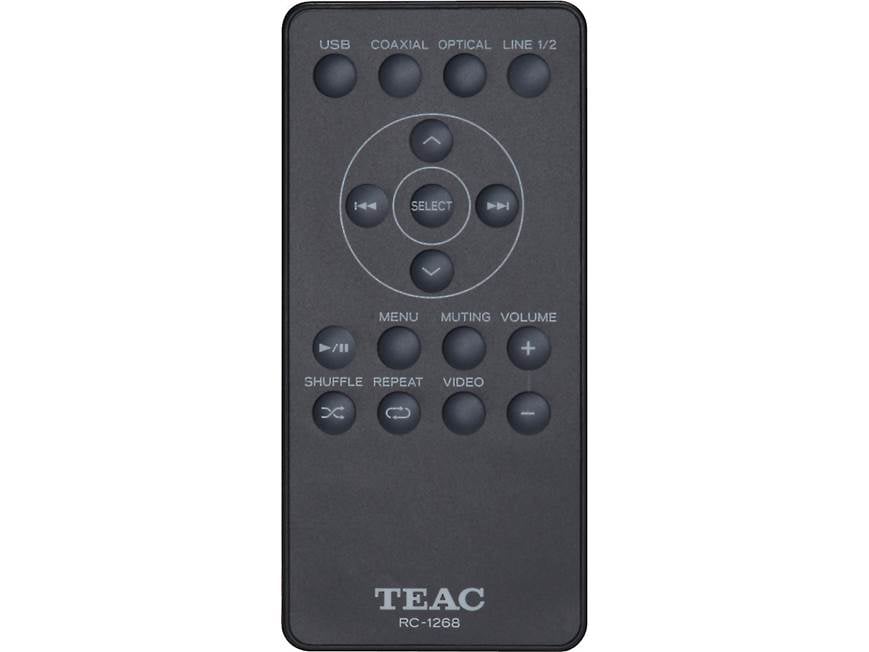 TEAC A-H01 (Black) Stereo integrated amplifier with built-in DAC