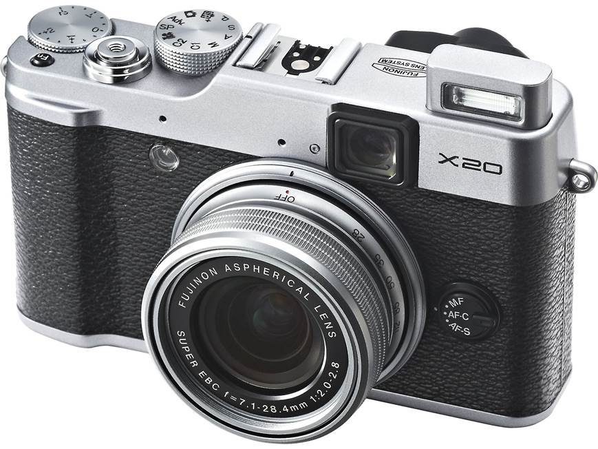 Fujifilm X20 (Silver) 12-megapixel digital camera with 4X optical