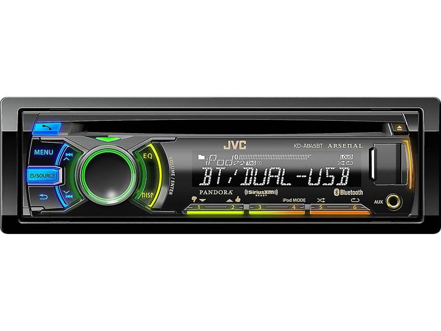 JVC Arsenal KD-A845BT CD receiver at Crutchfield