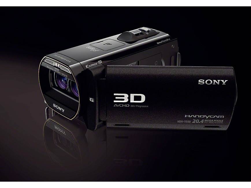 Sony HDR-TD30V 3D full-HD camcorder at Crutchfield