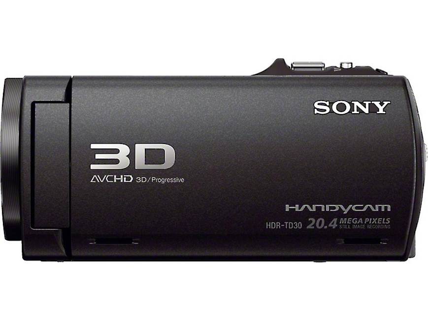 Sony HDR-TD30V 3D full-HD camcorder at Crutchfield