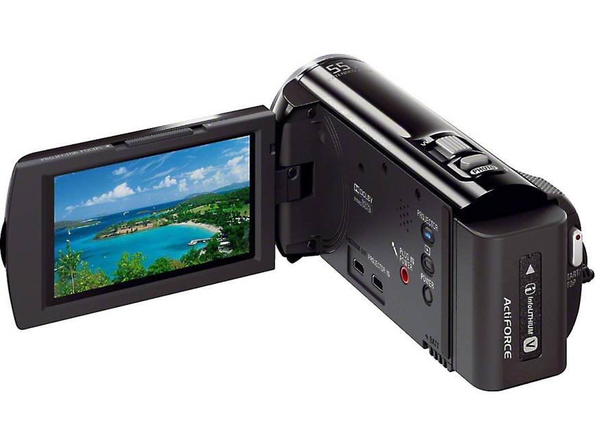 Sony Handycam® HDR-PJ380 High-definition projection camcorder with