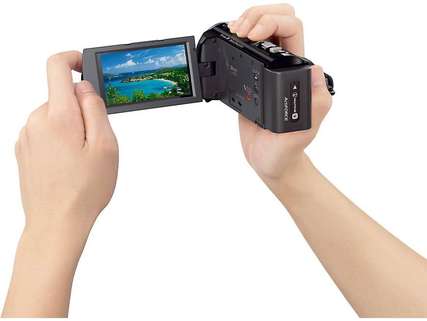 Sony Handycam® HDR-PJ380 High-definition projection camcorder with