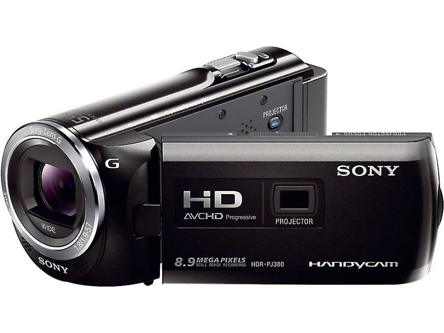 Sony Handycam® HDR-PJ380 High-definition projection camcorder with