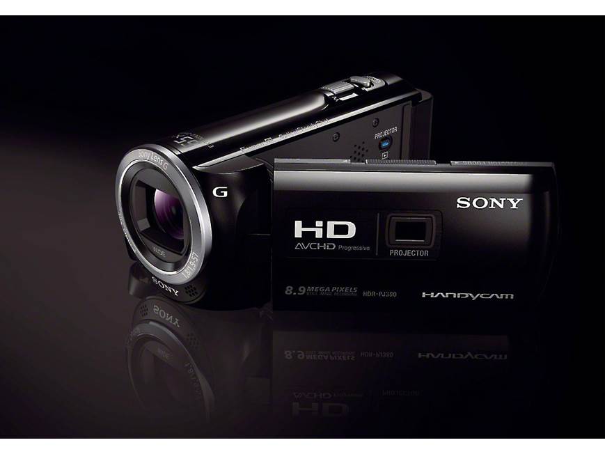 Sony Handycam® HDR-PJ380 High-definition projection camcorder with