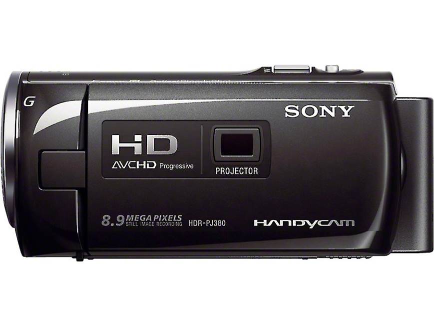 Sony Handycam® HDR-PJ380 High-definition projection camcorder with