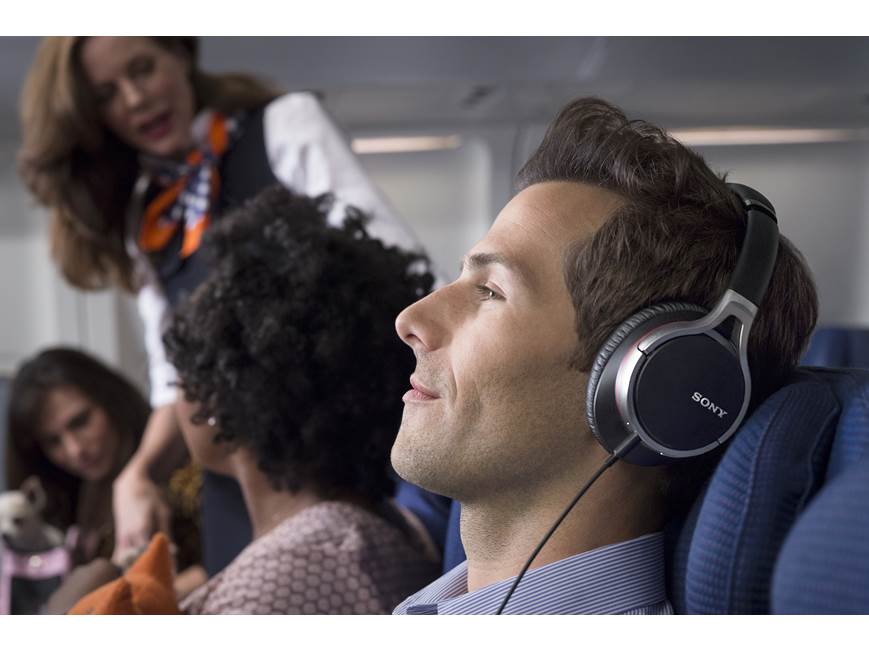 Sony MDR-10RNC Noise canceling headphones with in-line remote and