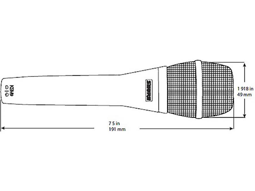 Shure KSM9 Handheld vocal condenser microphone at Crutchfield