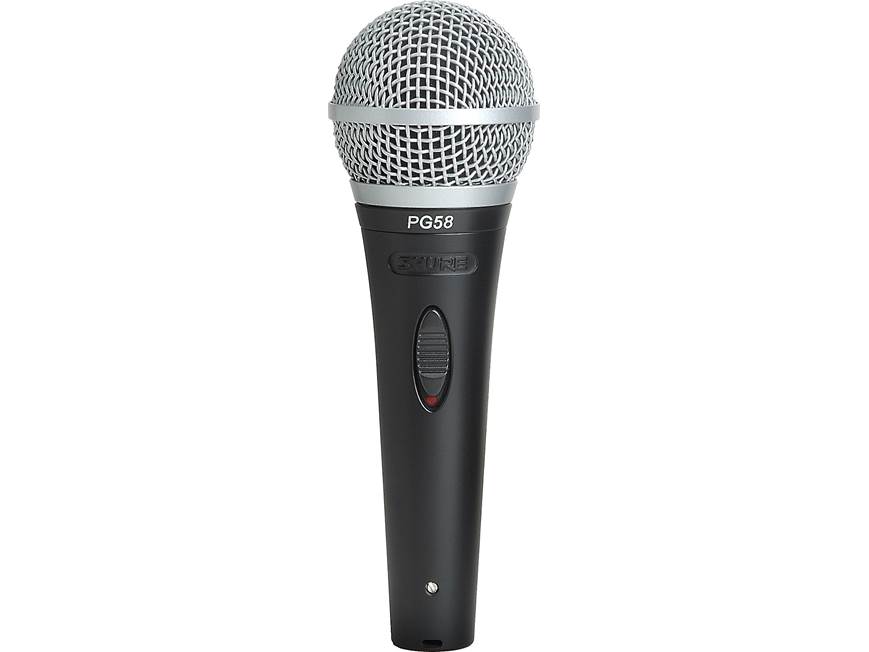 Shure PG58 Dynamic vocal microphone at Crutchfield