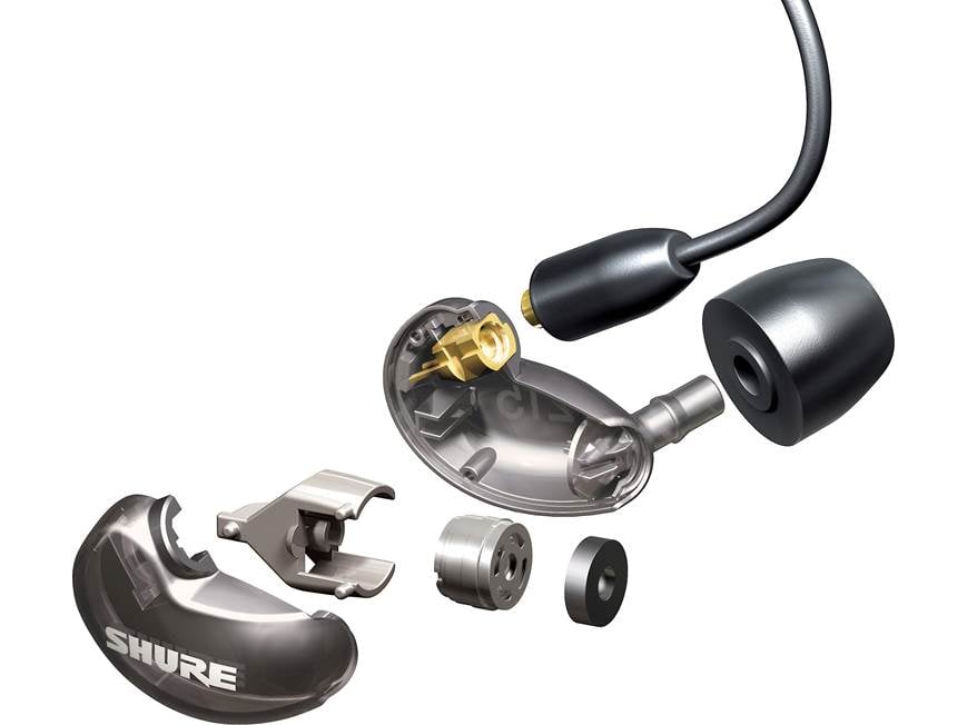 Shure SE215 Sound Isolating™ earphones (Clear) at Crutchfield