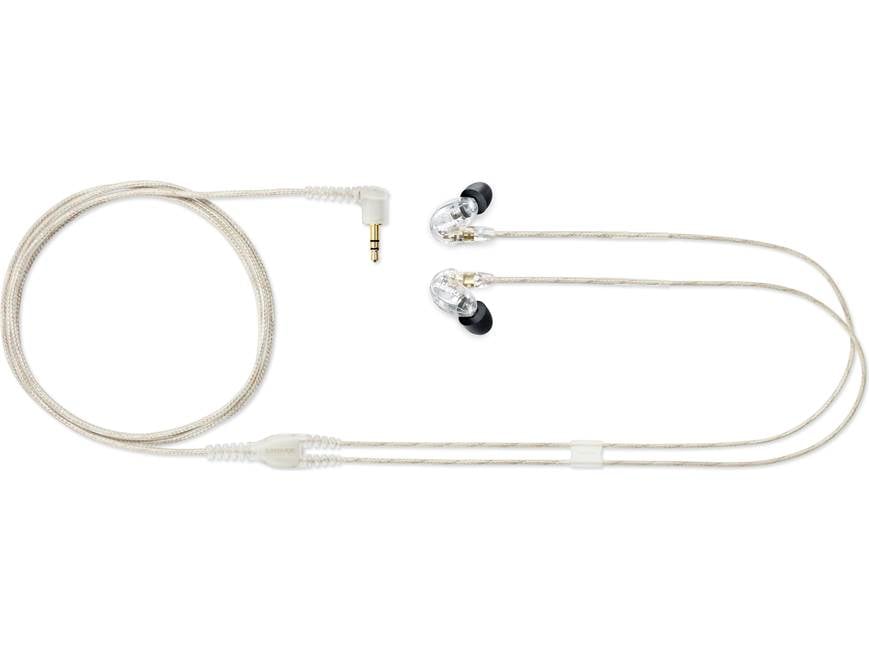 Shure SE215 Sound Isolating™ earphones (Clear) at Crutchfield