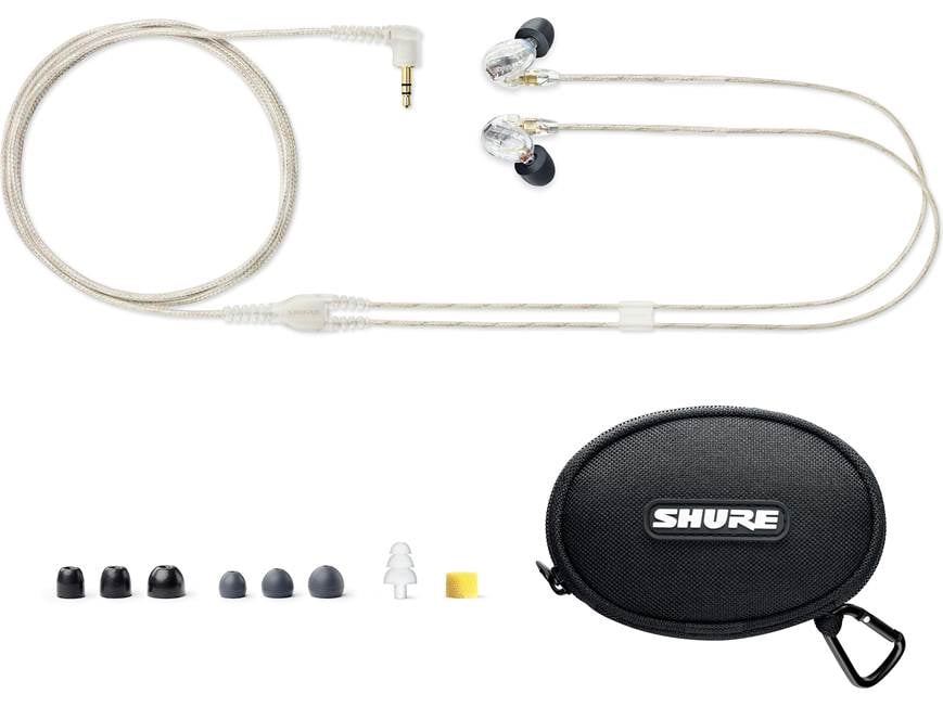 Shure SE315 Sound Isolating ™ earphones (Clear) at Crutchfield