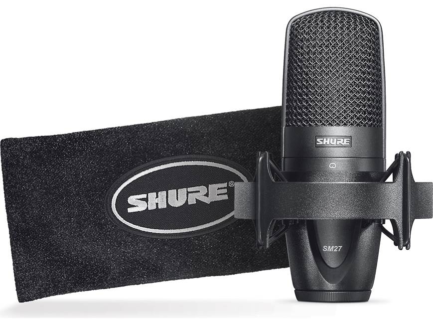 Shure SM27 Large-diaphragm cardioid condenser microphone at
