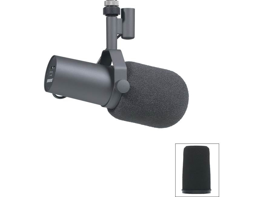 Shure SM7B Large-diaphragm cardioid dynamic microphone at Crutchfield
