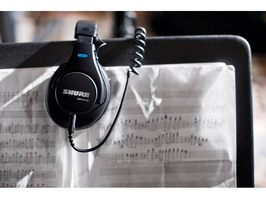 Shure SRH440 Professional studio headphones at Crutchfield