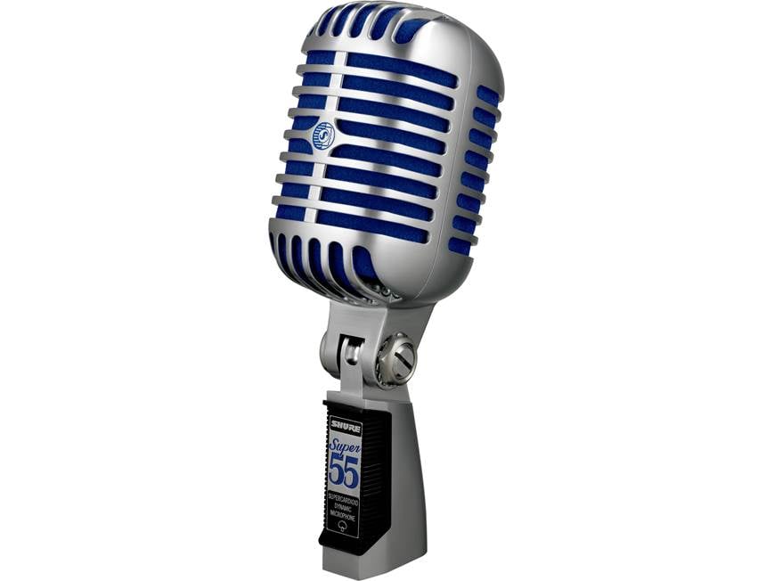 Shure Super 55 Large-diaphragm supercardioid dynamic microphone at
