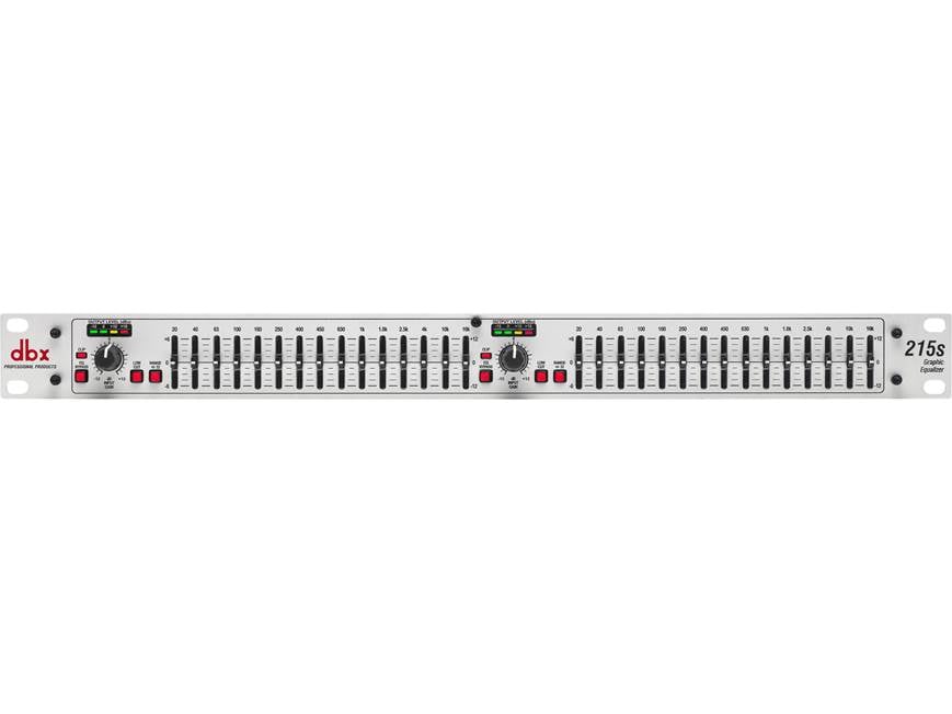 dbx 215s グラフィックイコライザー dbx® 215s Dual-channel, 15-band graphic equalizer at Crutchfield