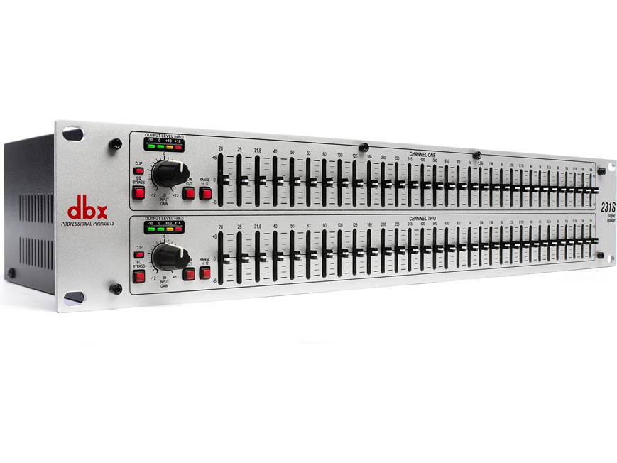 dbx グラフィックイコライザー231S① dbx® 231s Dual-channel, 31-band graphic equalizer at Crutchfield