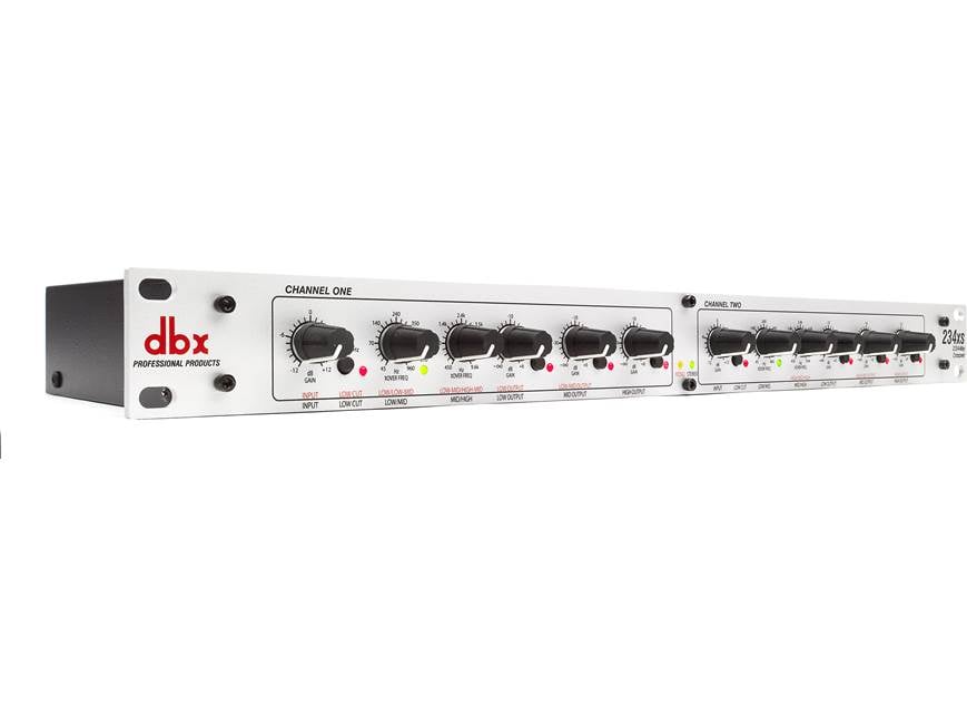 dbx® 234xs Stereo 2/3-way, mono 4-way crossover with XLR