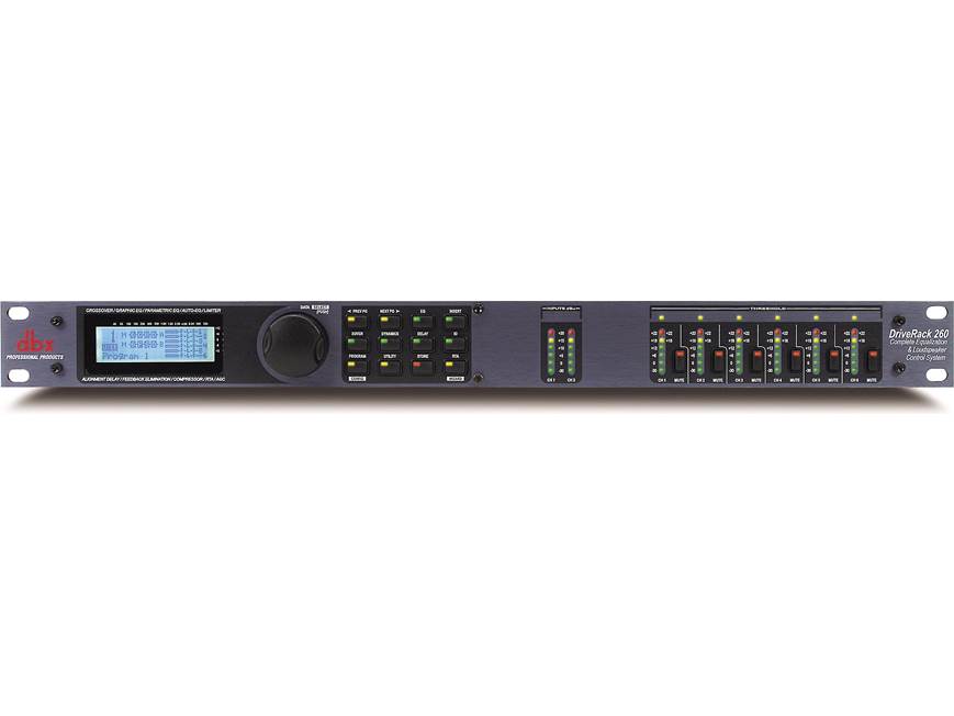 dbx DriveRack 260 Loudspeaker management system at Crutchfield