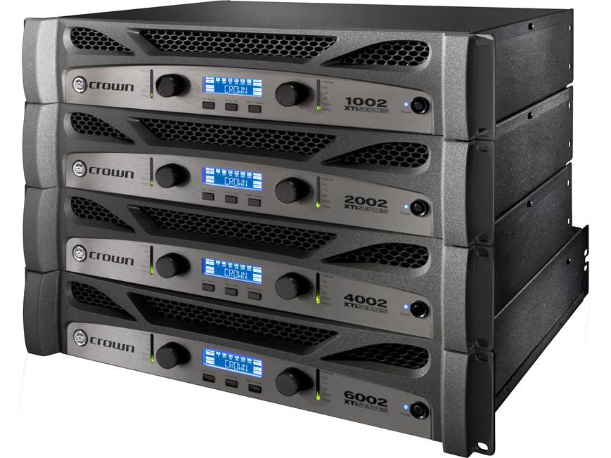 Crown XTi 2002 Power amplifier — 475W x 2 at 8 ohms, 2,000W x 1 at