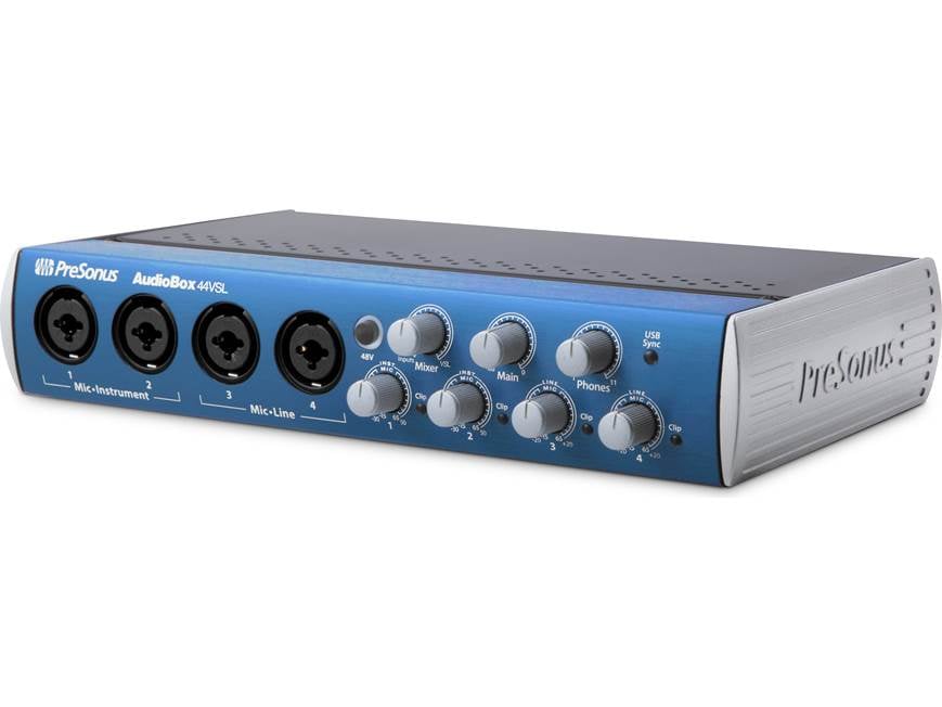 PreSonus AudioBox™ 44VSL USB 2.0 computer recording interface at