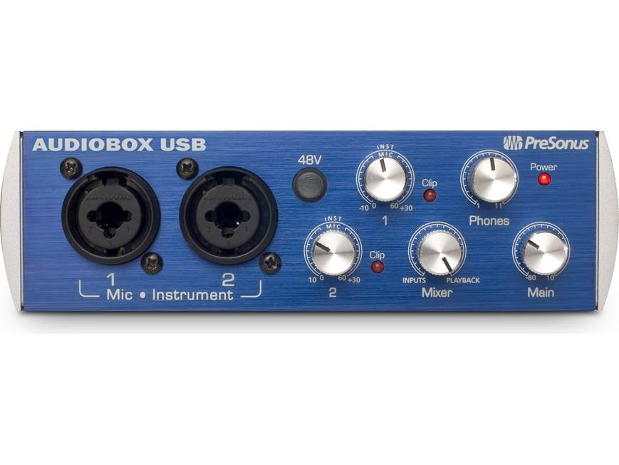 PreSonus AudioBox™ USB USB 1.1 recording interface at Crutchfield