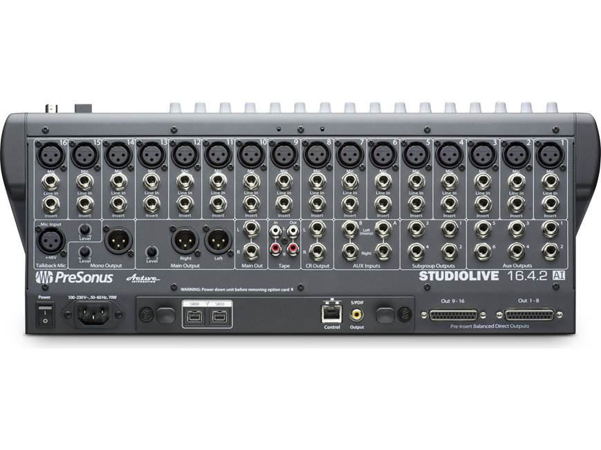 PreSonus StudioLive™ 16.4.2AI 16-channel digital mixer (FireWire