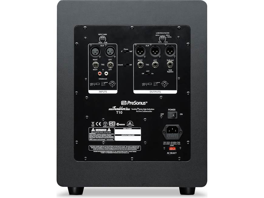 PreSonus Temblor T10 Studioサブウーファー PreSonus Temblor T10 Powered 10