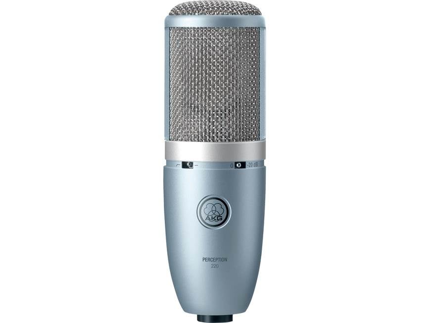 AKG P220 Bundle Includes AKG P220 microphone, K&M tripod boom