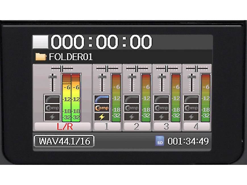 Zoom H6 Handy Handheld 6-track digital recorder at Crutchfield