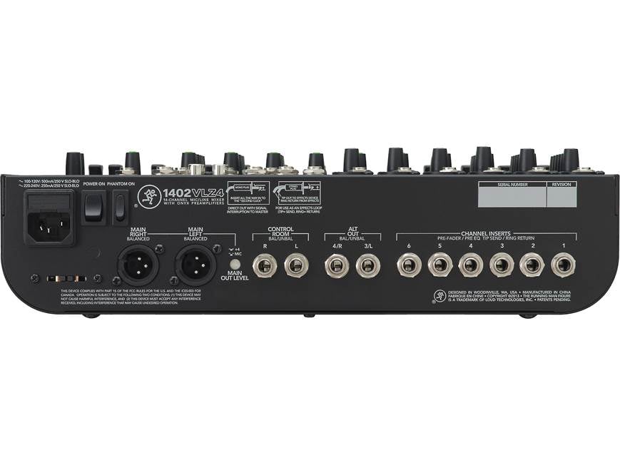 Mackie 1402-VLZ4 14-channel mixer at Crutchfield