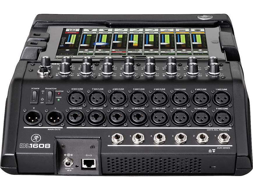 Mackie DL1608 デジタルミキサー Mackie DL1608 16-channel digital live sound mixer with iPad