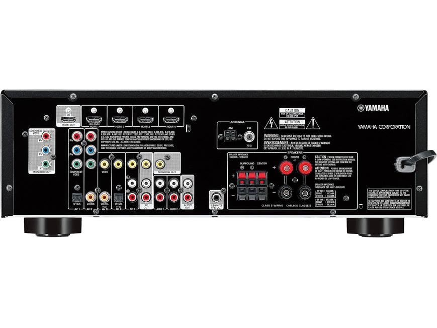 Yamaha RX-V375 5.1-channel home theater receiver at Crutchfield