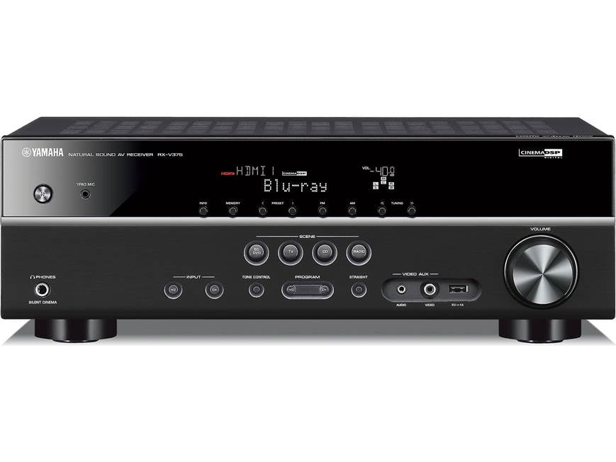 Yamaha RX-V375 5.1-channel home theater receiver at Crutchfield